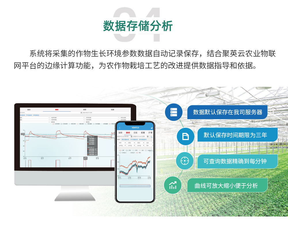 4路智慧農(nóng)業(yè)控制系統(tǒng)基礎(chǔ)版數(shù)據(jù)存儲(chǔ)分析