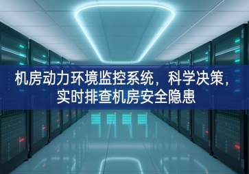 機(jī)房動(dòng)力環(huán)境監(jiān)控系統(tǒng)，科學(xué)決策，實(shí)時(shí)排查機(jī)房安全隱患